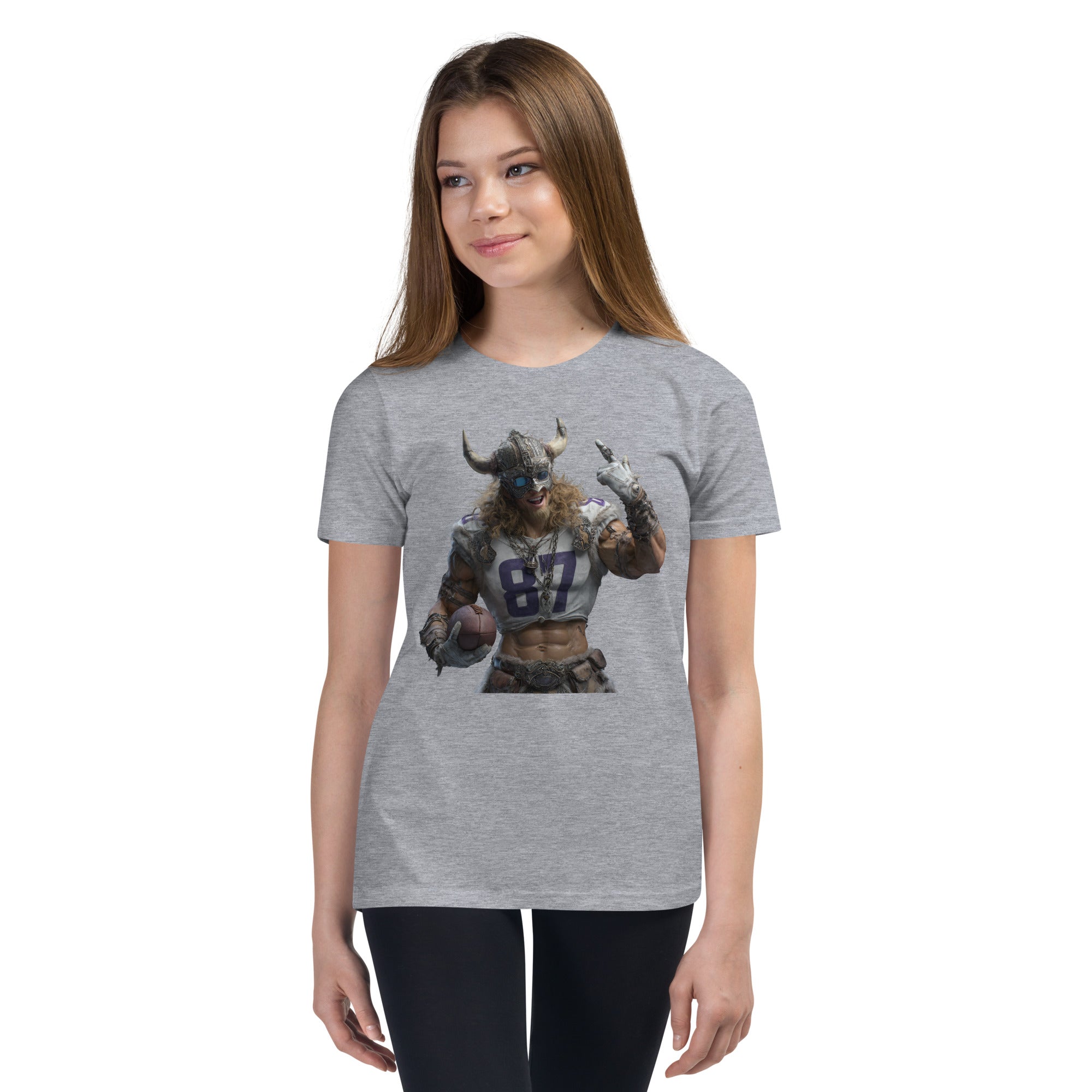 Viking 10 K Youth Short Sleeve T-Shirt Athletic Heather