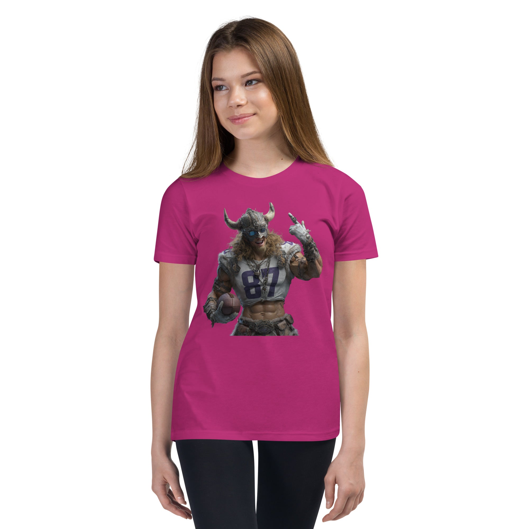 Viking 10 K Youth Short Sleeve T-Shirt Berry