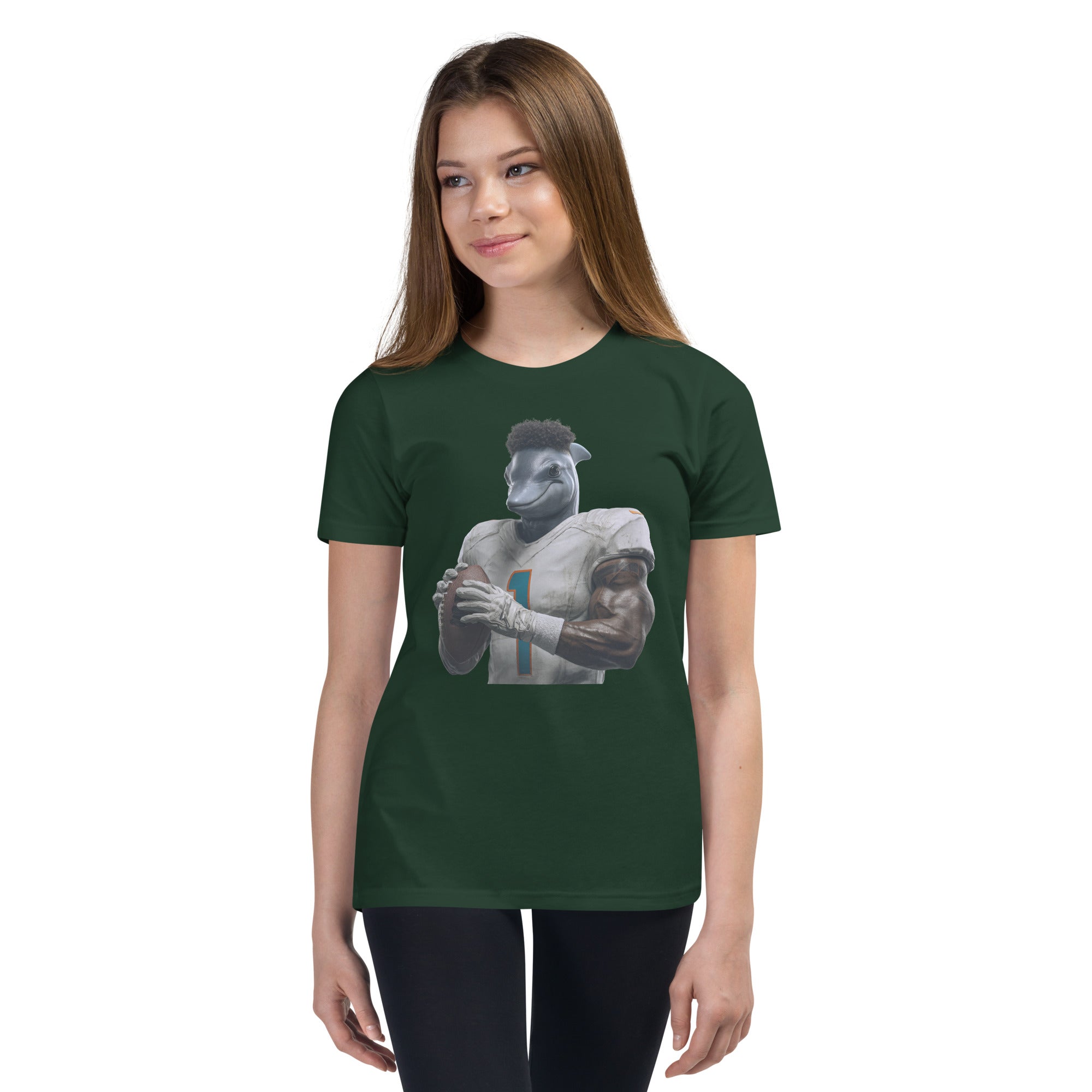 Dolphin 7 K Youth Short Sleeve T-Shirt Forest