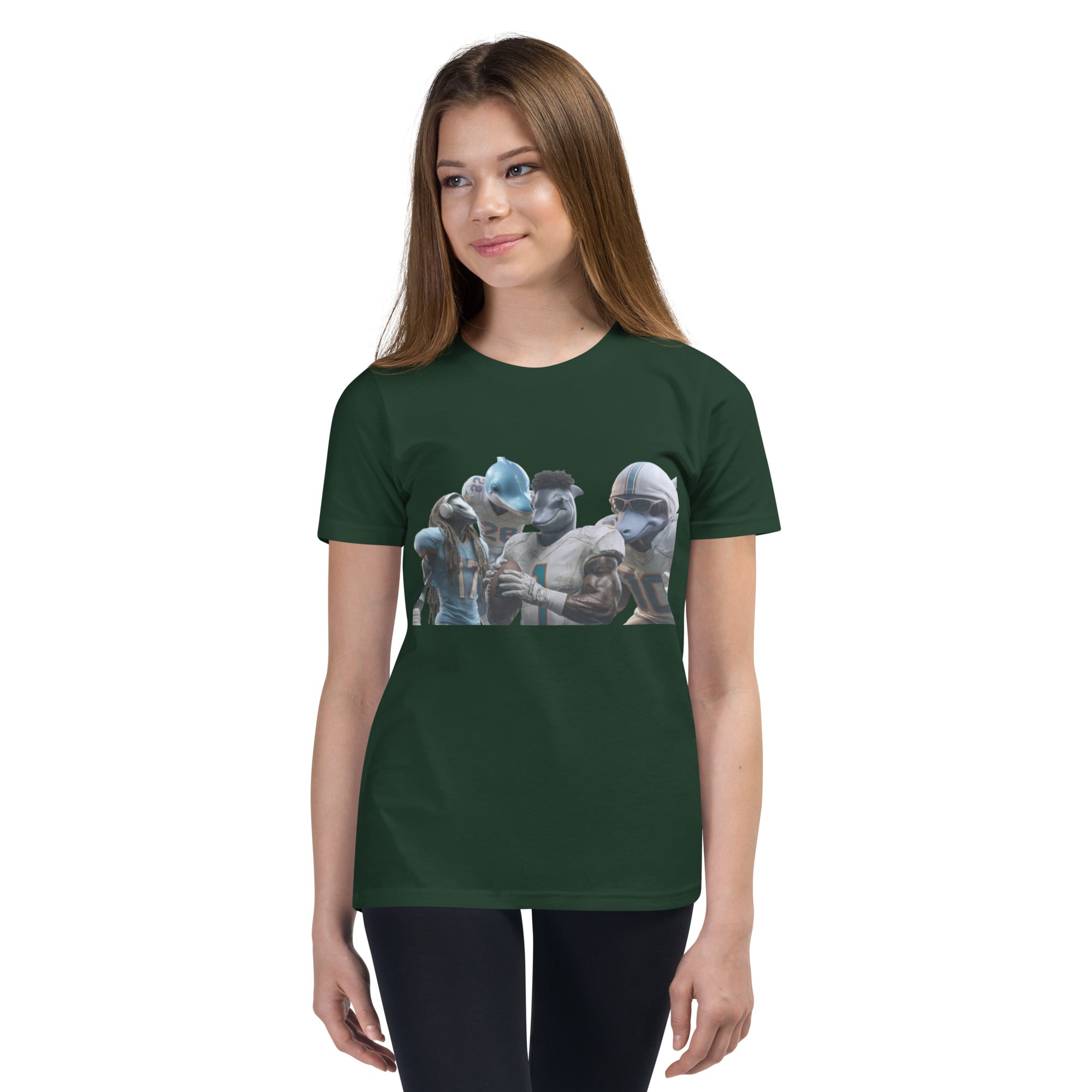 Dolphin 12 K Youth Short Sleeve T-Shirt Forest