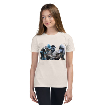 Dolphin 12 K Youth Short Sleeve T-Shirt Heather Dust