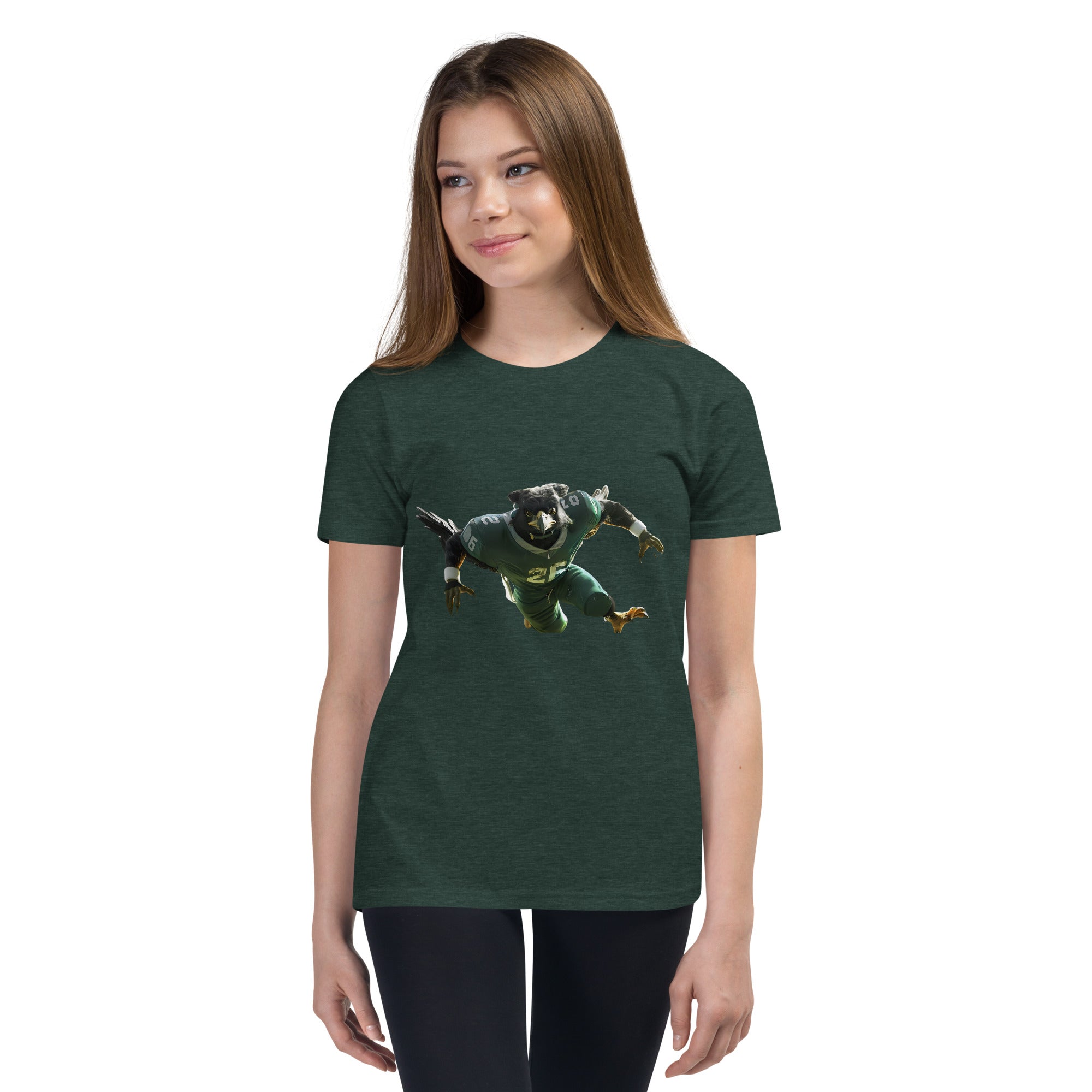 Eagle 3 Youth Short Sleeve T-Shirt Heather Forest