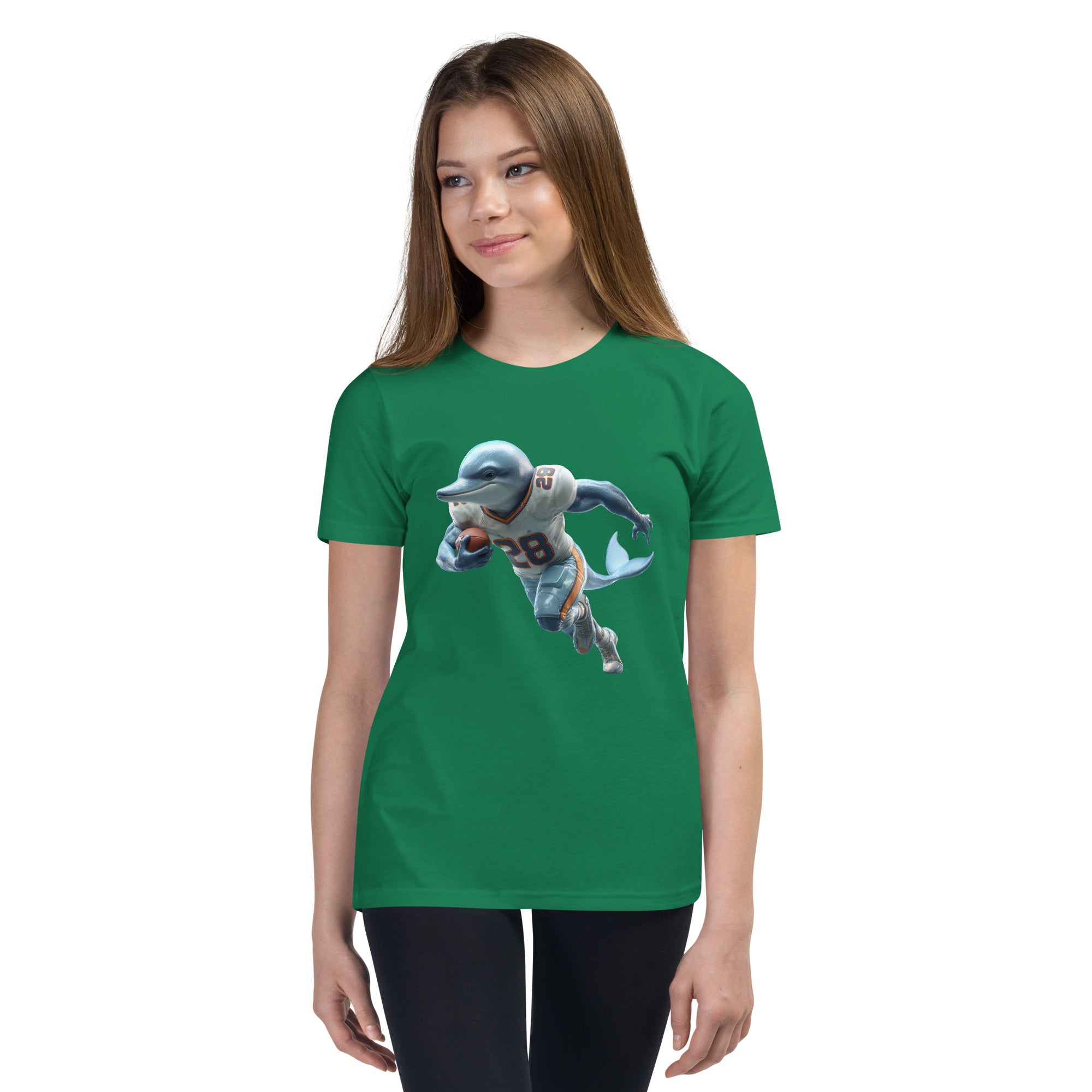 Dolphin 2 K Youth Short Sleeve T-Shirt Kelly