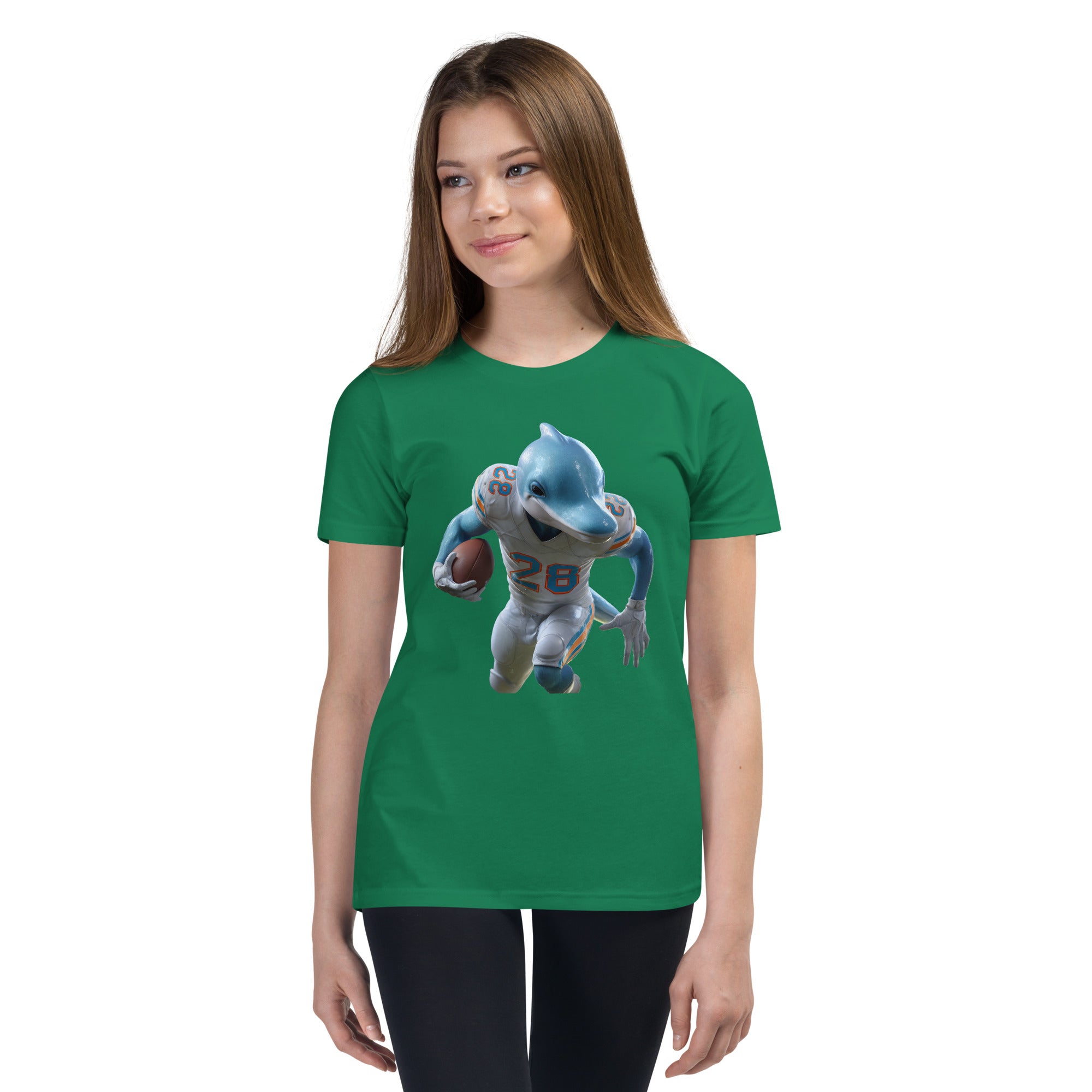 Dolphin 3 K Youth Short Sleeve T-Shirt Kelly