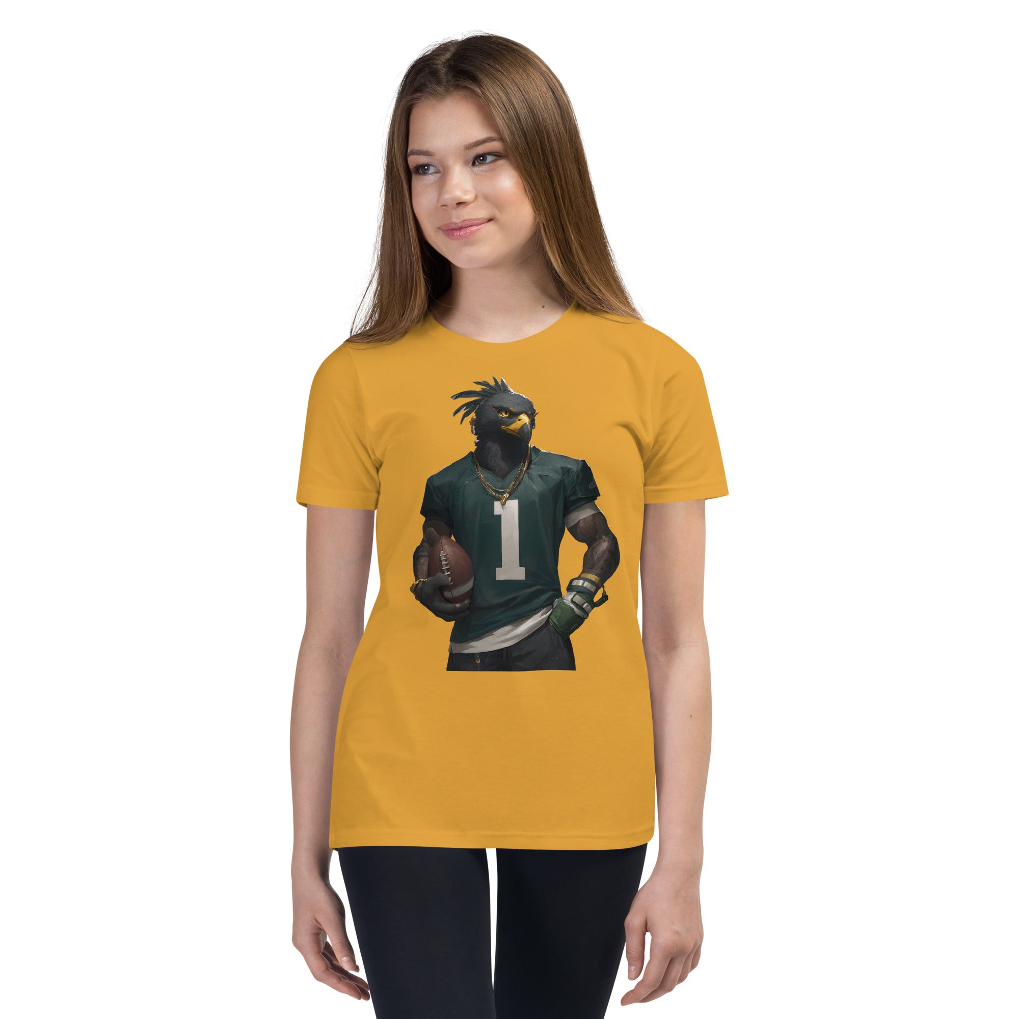 Eagle 6 K Youth Short Sleeve T-Shirt Mustard