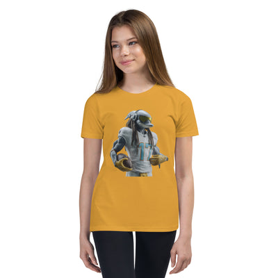 Dolphin 4 K Youth Short Sleeve T-Shirt Mustard