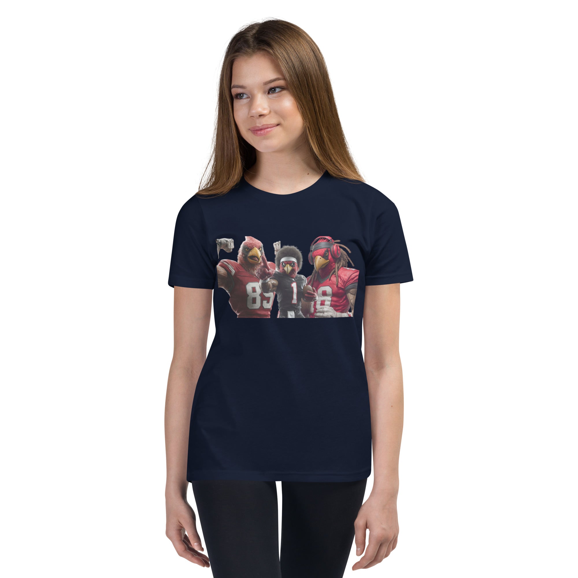 Cardina 13 K Youth Short Sleeve T-Shirt Navy