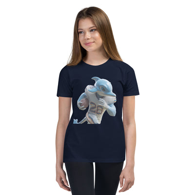 Dolphin 1 K Youth Short Sleeve T-Shirt Navy