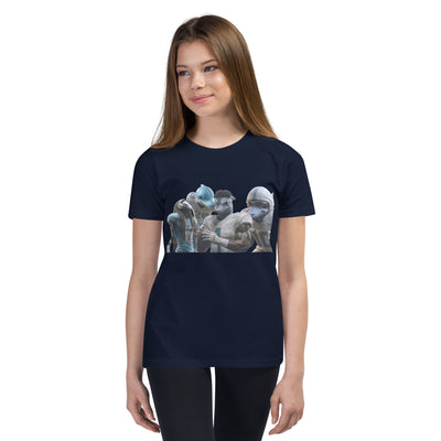 Dolphin 12 K Youth Short Sleeve T-Shirt Navy