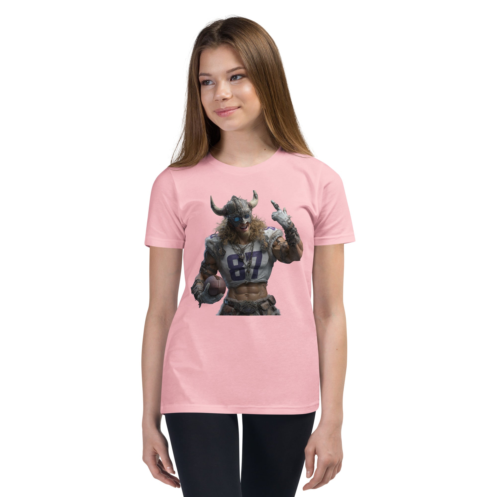Viking 10 K Youth Short Sleeve T-Shirt Pink
