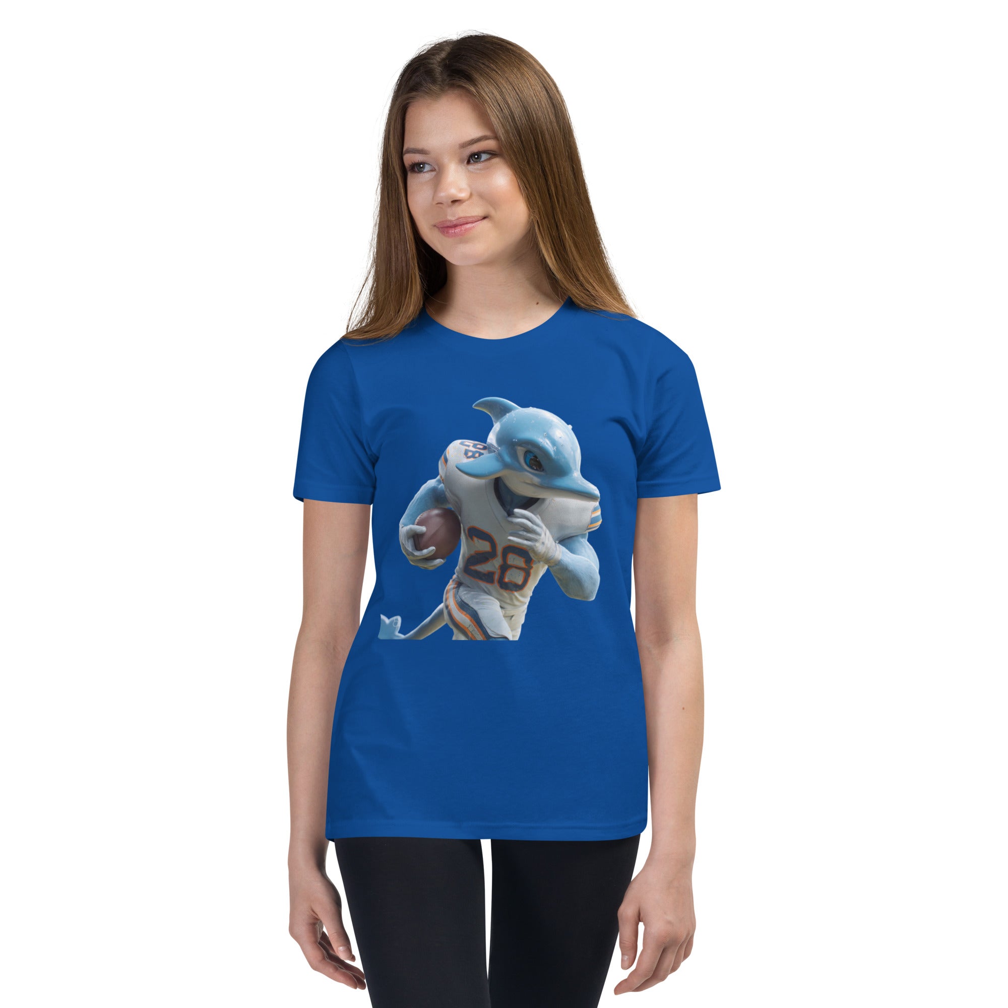 Dolphin 1 K Youth Short Sleeve T-Shirt True Royal