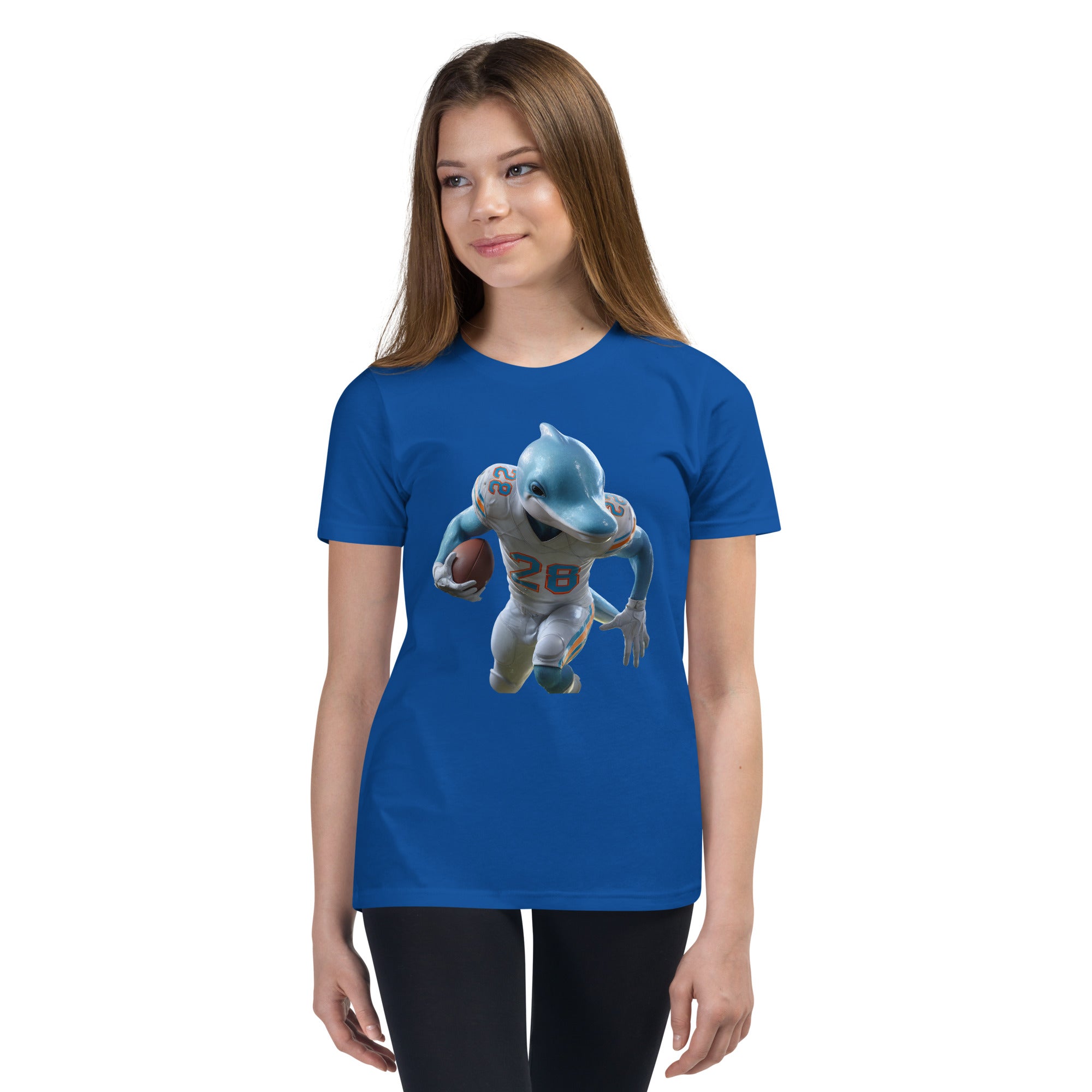 Dolphin 3 K Youth Short Sleeve T-Shirt True Royal