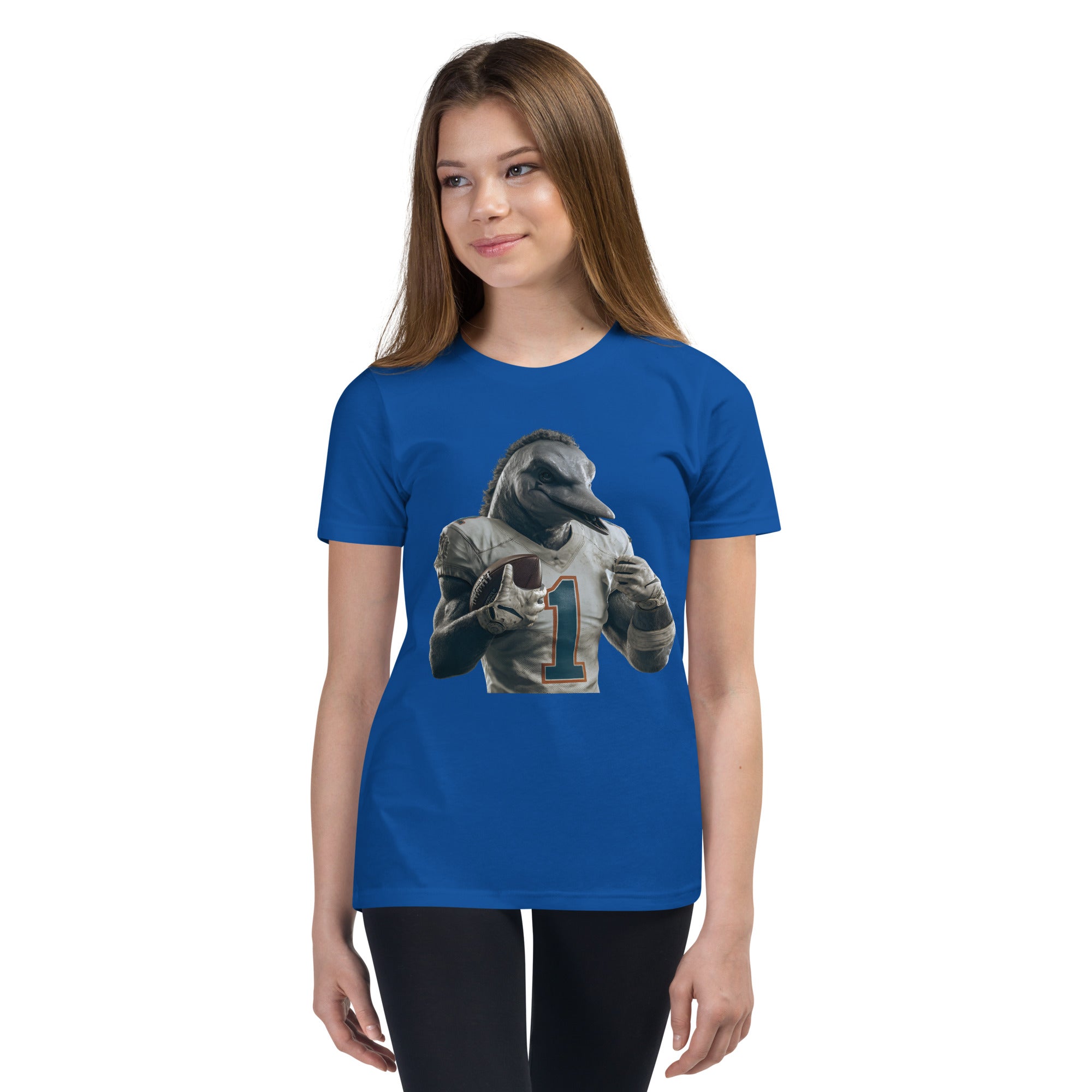Dolphin 8 K Youth Short Sleeve T-Shirt True Royal
