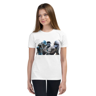 Dolphin 12 K Youth Short Sleeve T-Shirt White